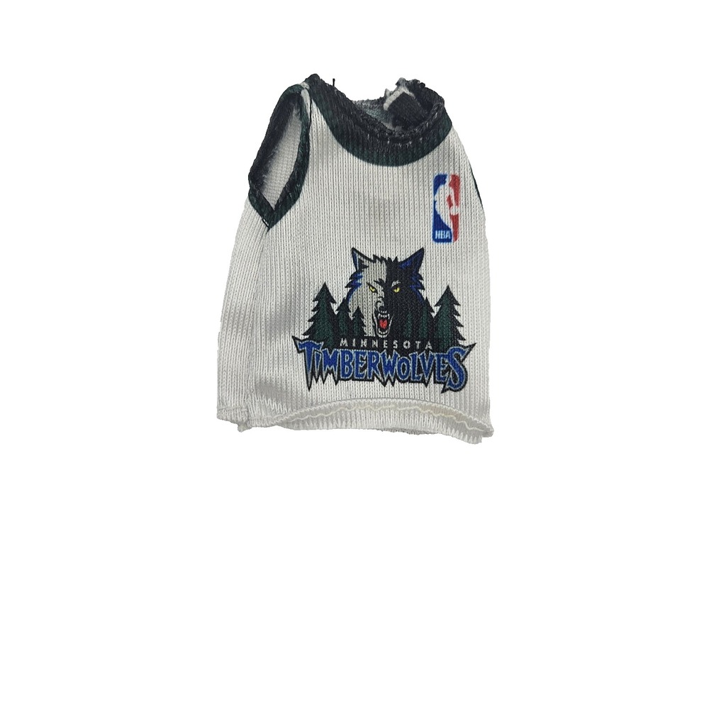 Mini Kevin Garnett #21 Minnesota Timberwolves NBA Jersey for Action Figure 4"